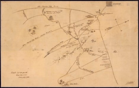 (Sketch map of White Oak Swamp and vicinity southeast of Richmond.) - NARA - 305588