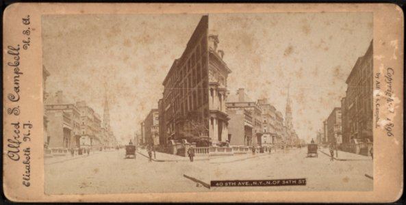 40 Fifth Avenue, New York, North of 34th Street, by Alfred S. Campbell