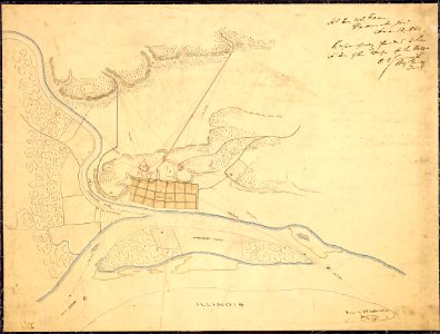 (Sketch map of Smithland and vicinity) Drawn by U. G. Scheller (^) Engineer. - NARA - 305722