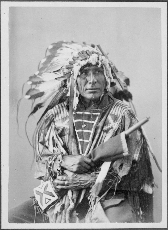 Afraid Of The Bear-Ma-To-Ko-Kepa. Cut Head, Sioux, 1872 - NARA - 519024