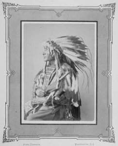 Afraid Of The Bear-Ma-To-Ko-Kepa. Cut Head, Sioux, 1872 - NARA - 519025
