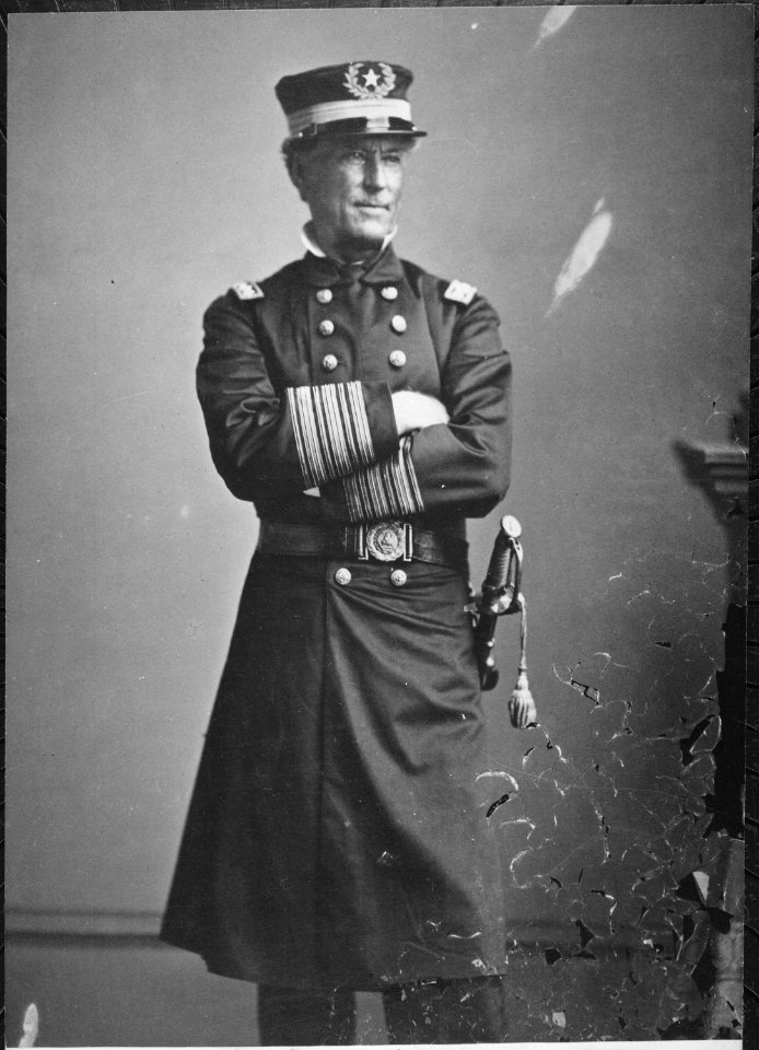 Admiral David G. Farragut, circa 1863. Mathew Brady Collection., ca. 1863 - NARA - 533099