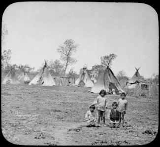 A Wichita camp, 1904 - NARA - 520080 photo