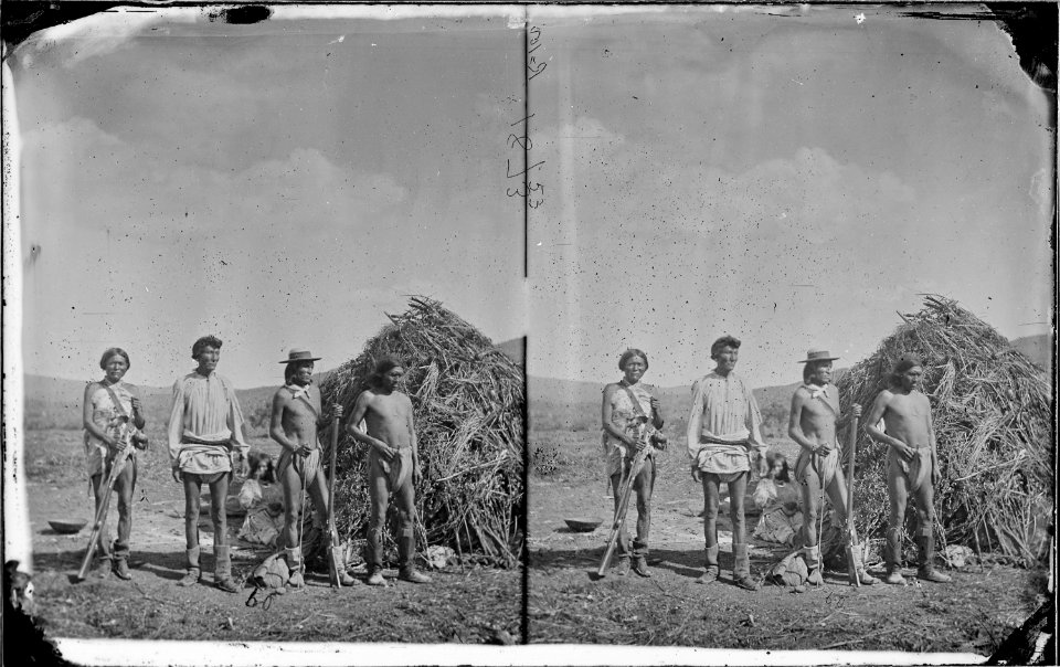 Apache braves ready for the trail, Arizona 1873 - NARA - 519784