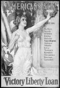 Americans All^ Victory Liberty Loan. Color poster by Howard Chandler Christy., ca. 1919 - NARA - 516490