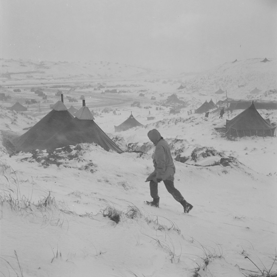 Aleutian air base during blizzard - NARA - 520978