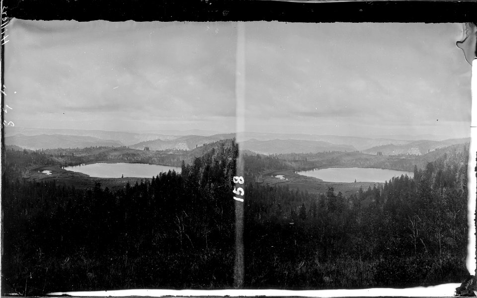 Aquarius Plateau. Aspen Lake, 1872. Photo by Hillers. Old nos. 288, 422, 432, 847. - NARA - 517981