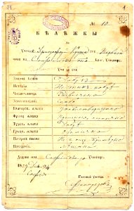 BASA 119K-1-71 Svidetelstvo-Christofor-Krusha-podpisano-ot-Sava-Filaretov-1859
