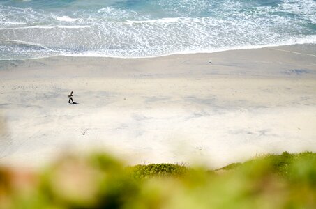 Del mar beach loneliness photo