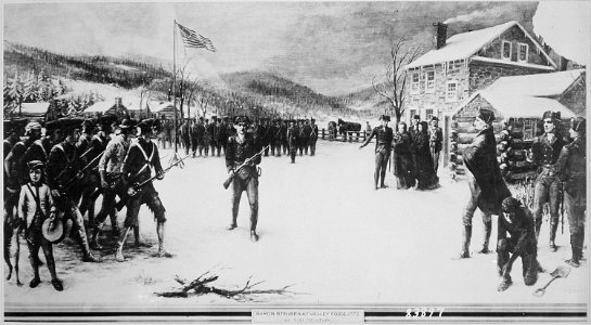 Baron von Steuben at Valley Forge, 1777 - NARA - 530884