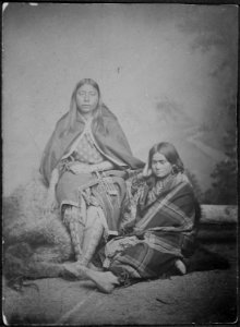 Asababy's daughters. Comanche girls - NARA - 533054