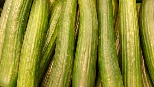 Cucumber food vegetarian photo
