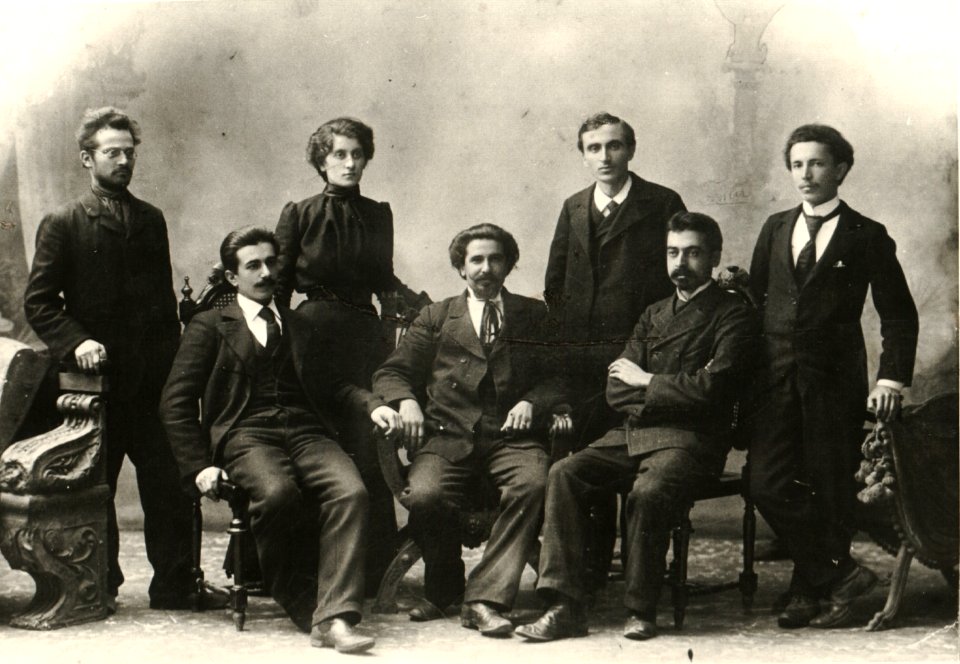 BASA-10K-3-695-1-Peyo Yavorov, Tsanko Tserkovski, Iv. Manolov, Il. Yankulov, Dim. Dimitrov, Evgenia Dimitrova, V. Neychev