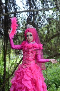 Nature dress woman