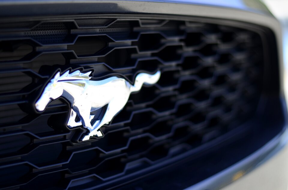 Ford mustang grille chrome