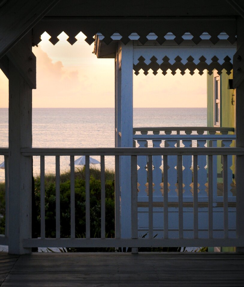 Summer veranda nature
