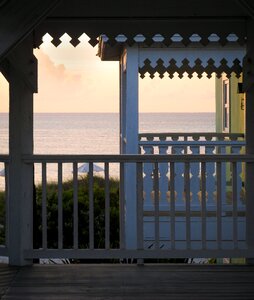 Summer veranda nature