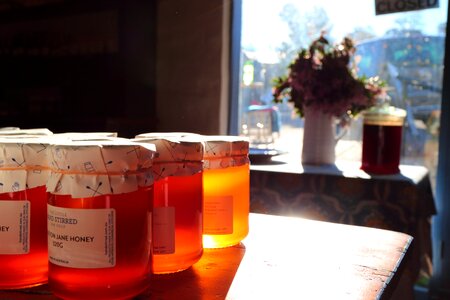 Honey amber golden