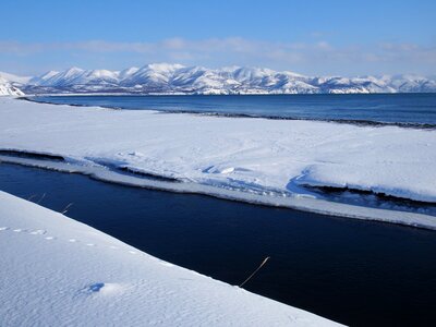 Coast river wave photo