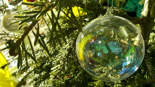 Ball shiny ornament