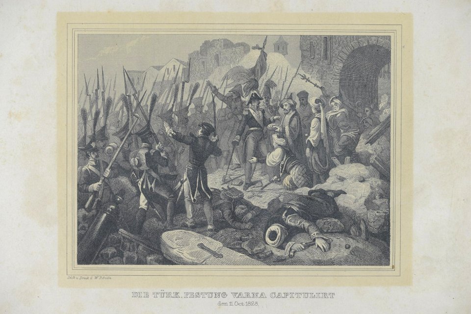 BASA-2115K-3-2-1-Die Türkische Festung Varna capitulirte den 11. Oct 1828