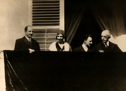 BASA-3K-15-192-1-Boris III of Bulgaria, Giovanna of Italy, Prince Kiril of Bulgaria, Vittorio Emanuele III