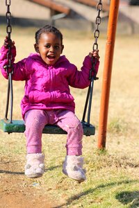 Kids park girl