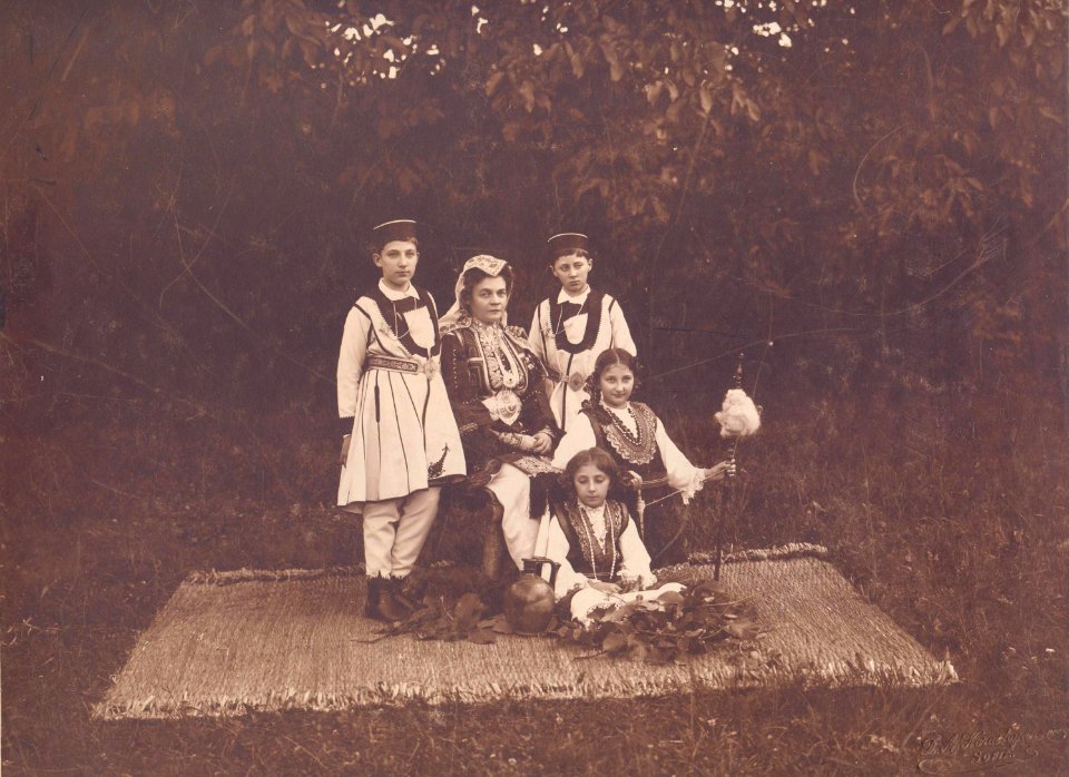 BASA-3K-7-342-36-Eleonora of Bulgaria, Boris III of Bulgaria, Prince Kiril of Bulgaria, Princess Nadezhda of Bulgaria and Princess Eudoxia of Bulgaria