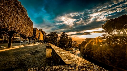 Sunset frascati rome