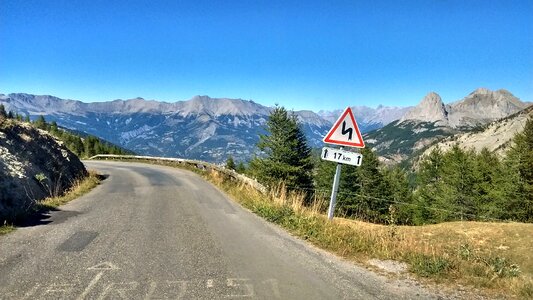 France sinuous road valley