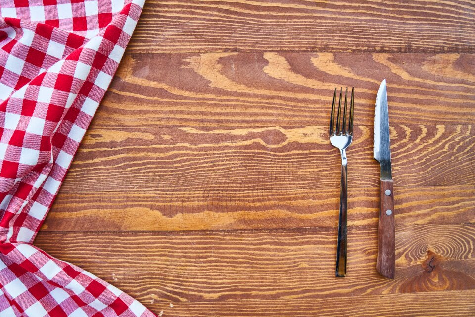 Knife metal brown metal