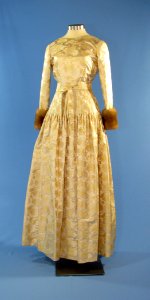 Betty Ford's ivory brocade gown photo