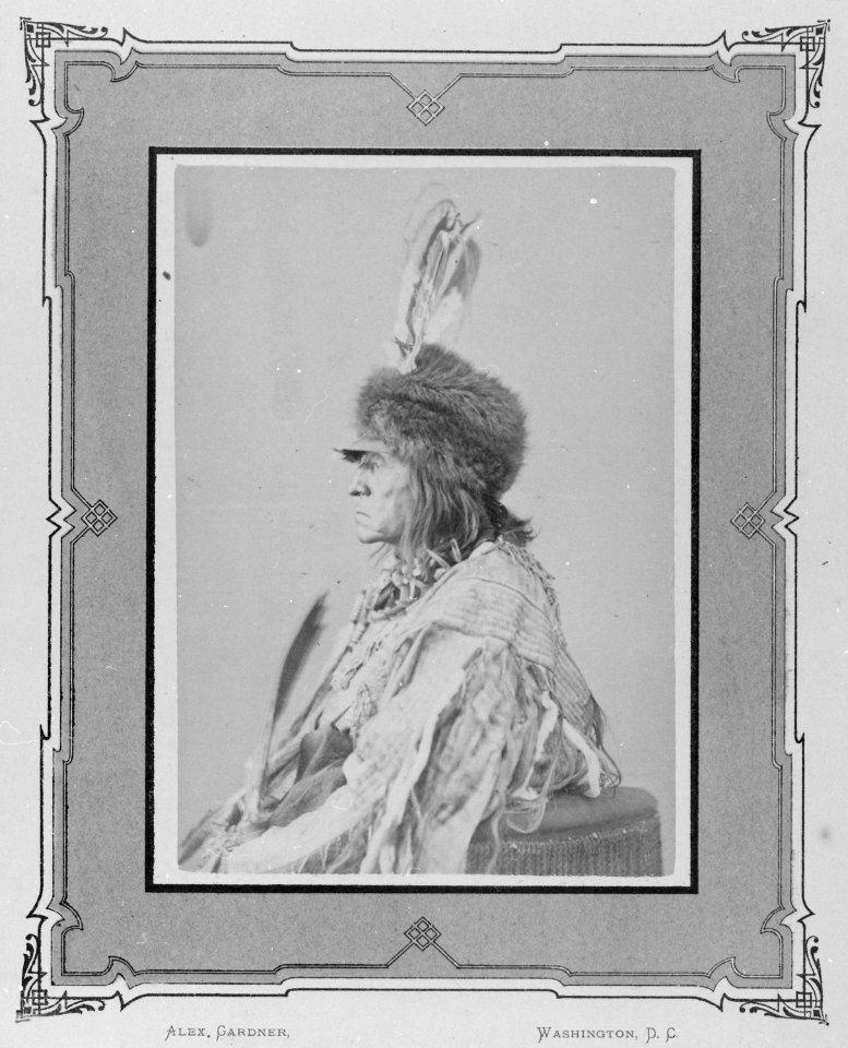 Big Razee-Ka-Si-Dan-Nah. Sans Arc Sioux, 1872 - NARA - 519021