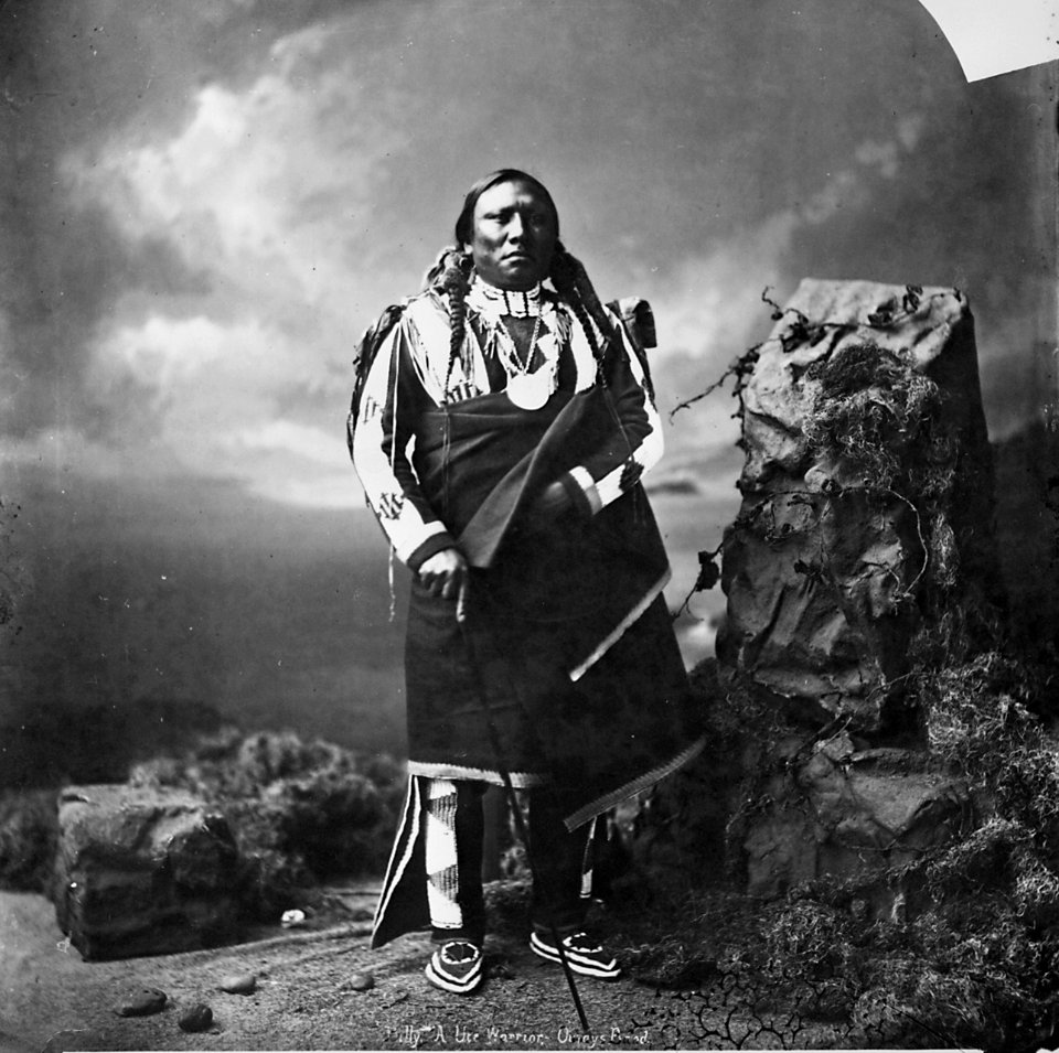 Billy, a Ute warrior, Ourays Band - NARA - 523623