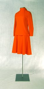 Betty Ford's swearing in dress, 1973 photo