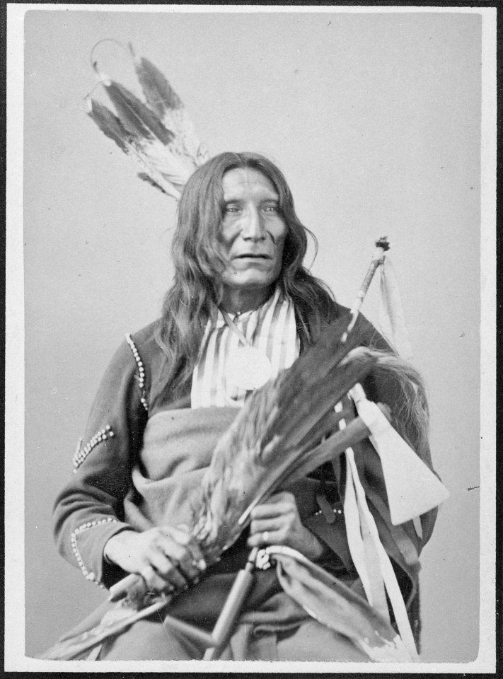 Black Eye-Ish-Tah-Sa-Pah. Sans Arc Sioux, 1872 - NARA - 519019