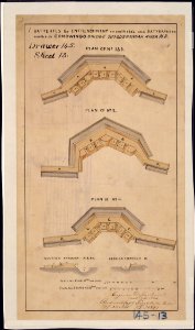 Batteries for Entrenchment on south side and Batteries on north side, Conowingo Bridge, Susquehannah (sic) River, Md.... - NARA - 305789