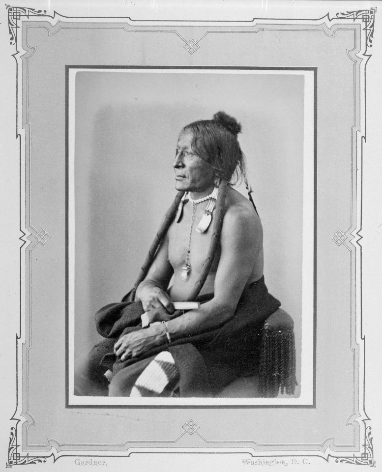 Bloody Mouth-E-Wa-Hu. Oncapapa, Sioux, 1872 - NARA - 519042