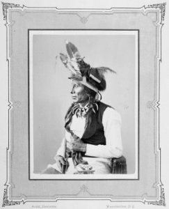 Black Eye-Ish-Tah-Sa-Pah. Tachana, Sioux, 1872 - NARA - 519039 photo