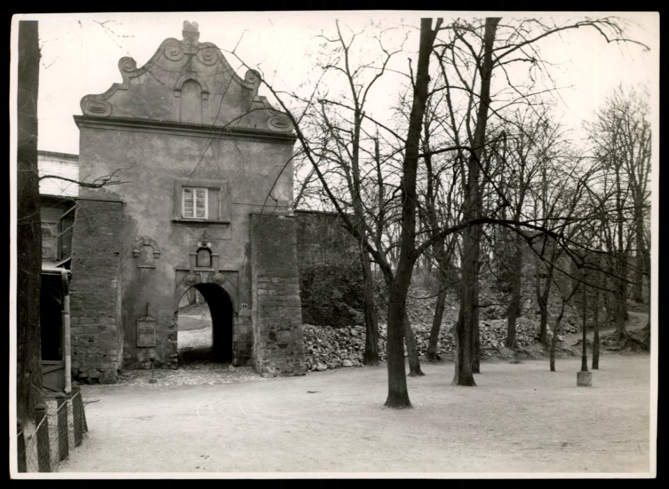 Brama zamkowa w Przemyslu. ante 1939 (10189311)