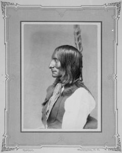 Black Crow-Kan-Gah-Sa-Pah. Brule Sioux, 1872 - NARA - 518996 photo