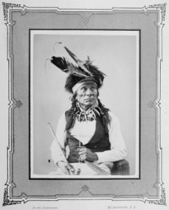 Black Eye-Ish-Tah-Sa-Pah. Tachana, Sioux, 1872 - NARA - 519038 photo