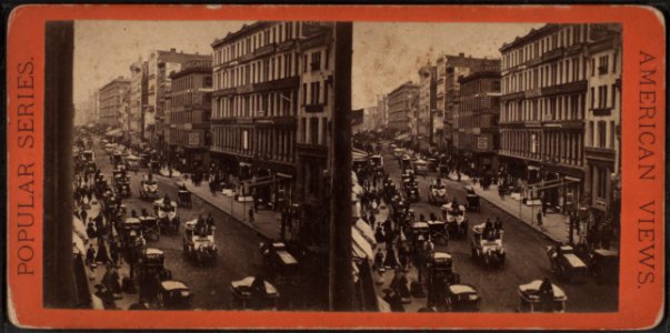Broadway from Broome Street, looking up, by E. & H.T. Anthony (Firm) 4 photo