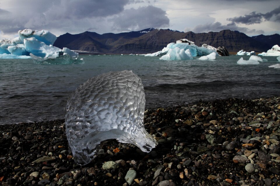 Iceland ice texture