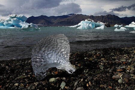 Iceland ice texture photo