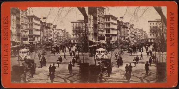 Broadway, looking north from new post office, by E. & H.T. Anthony (Firm) 3