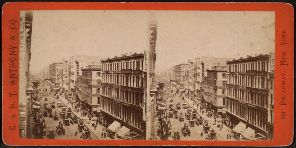 Broadway, from Broome Street, looking north, by E. & H.T. Anthony (Firm)