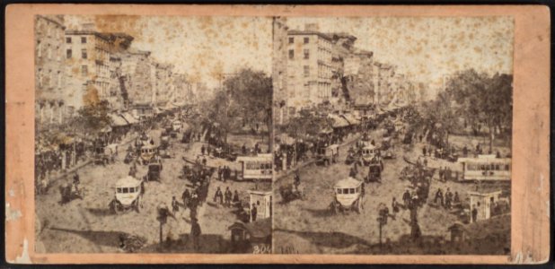 Broadway from Barnum's Museum, by E. & H.T. Anthony (Firm) 3 photo