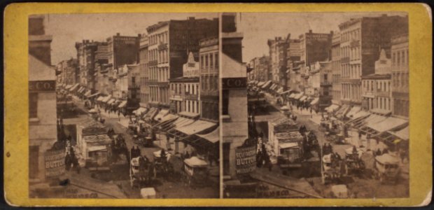 Broadway, looking south from the corner of Canal Street, by E. & H.T. Anthony (Firm)