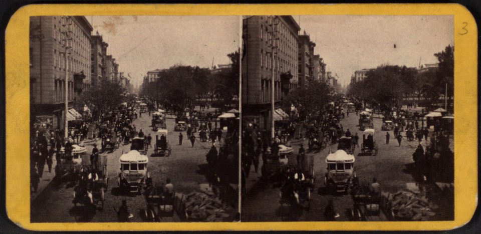 Broadway, looking north from the Foot Bridge, by E. & H.T. Anthony (Firm) 4